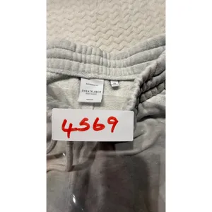 Aritzia Sweatfleece Cozy Fleece Boyfriend Fit Shorts Heather Grey Womens XS thumbnail 7