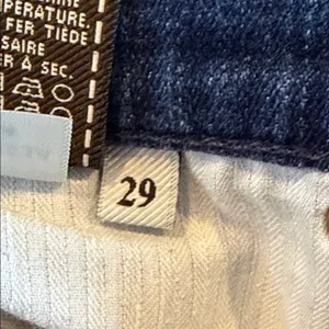7 For All Mankind Josefina Skinny Boyfriend Jeans Women 29 Dark Blue Distressed thumbnail 4