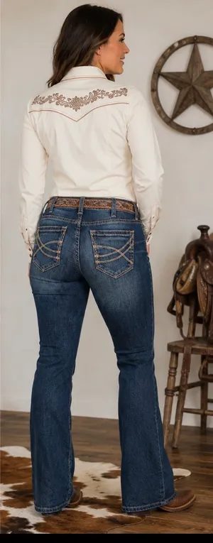 Ariat Women's REAL Bootcut Jeans thumbnail 2