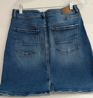 American Eagle Stretch Ladies Jean Skirt  thumbnail 4