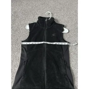 The North Face Womens Osito Size Small Full Zip Black Fleece Stretch Vest Jacket thumbnail 4