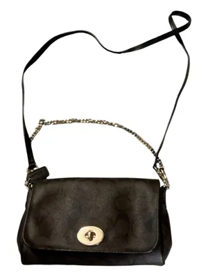 Coach Mini Ruby Crossbody Bag in Signature Coated Canvasm thumbnail 1