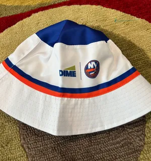 Star Wars NWOT New York Islanders NHL Hockey White Bucket Hat Limited Edition thumbnail 2