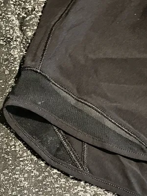 Womens sz6 Lululemon Hotty Hot High Rise Short 4" Black Skull Crossbones Custom thumbnail 5