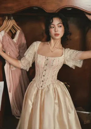 NEW LaceMade Honey Symphony Corset Top Size XS thumbnail 1