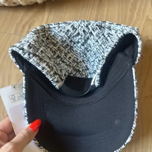 Karl Lagerfeld Monochrome Tweed Cap thumbnail 3
