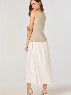 Astr the label long dress contrast dress thumbnail 2