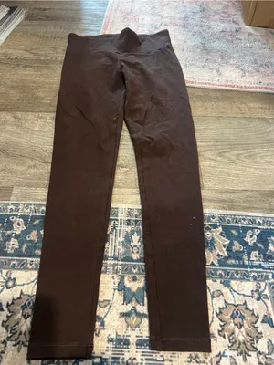 Aritzia homestretch Basic High-Waist Solid Leggings - Dark Brown thumbnail 3