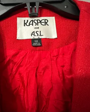 ASL Double Breasted Vintage Blazer is a Size 12. thumbnail 3