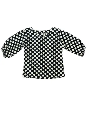 Old Navy | Polka Dot 3/4 Sleeve Blouse sz S thumbnail 4