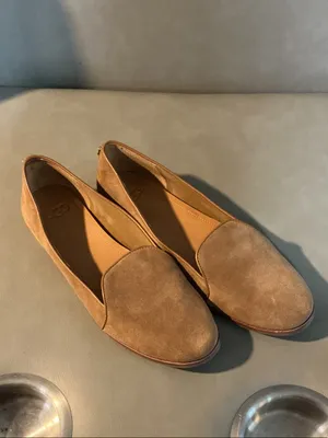 UGG Women's Suede Loafers in Tan thumbnail 2
