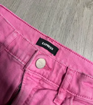 Express high rise straight ankle jeans thumbnail 3