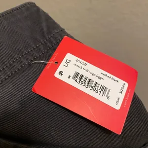 Spanx Stretch Twill Cargo Jogger Size L In Washed Black New With Tag thumbnail 8