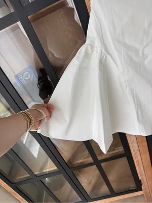NWT Peppermayo Lucille Mini Dress strapless White bride engagement bow thumbnail 8