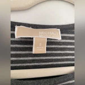Michael Kors Striped Zip Top Granola Girl Downtown Casual‎ Y2K Grunge Normcore thumbnail 9