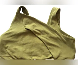 LULULEMON Nulu Cross-Front Yoga Bra *Light Support, B/C Cups Auric Gold size 12 thumbnail 1