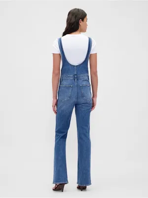 GAP Long & Lean Denim Overalls Blue Organic Cotton Casual Women's Size S NWOT thumbnail 2