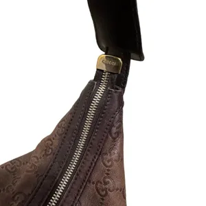 Authentic GUCCI Guccissima Large Leather Princy Hobo‎ Shoulder Bag Brown 162882 thumbnail 7