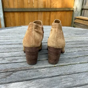 Alex Marie Women’s Shoes Brown‎ Suede Heel Booties Size 9 thumbnail 4