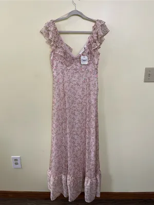NEW Altar’d State Pink Floral Maxi Dress Size Small Available NWT thumbnail 3