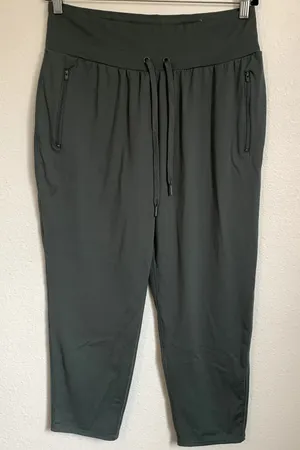 5/$25 Maurices Drawstring Ankle Pants in Green‎ thumbnail 1