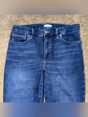 Good American Good Skinny Jeans 10 / 30 Indigo Dark Wash Cashmere Blend GPSK336T thumbnail 3