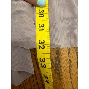 Halara Ruffle Mesh Mini Dress Womens L Lavender Corset Back Tiered V-Neck NWT thumbnail 4