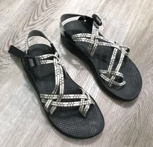 Chacos Womens Zx/2 Sandals Yampa Light Beam Gray Cream Pattern Hiking Outdoor 10 thumbnail 2