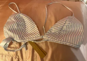 SKIMS Cotton Poplin Bralette  thumbnail 1