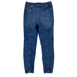 We The Free High Rise Skinny Jeans Dark‎ Wash Denim Women's Size 31 thumbnail 3