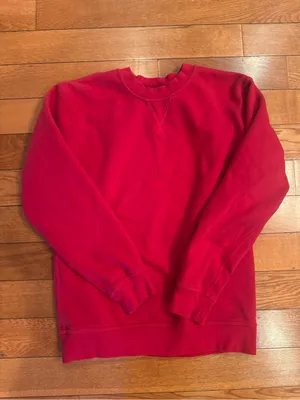 Lululemon All Yours Crewneck Sweatshirt Red | Good Used Condition Size M thumbnail 2