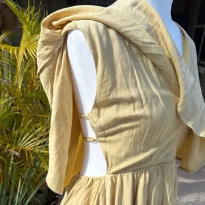 Anthropologie Fore Yellow V-Neck Dress thumbnail 6