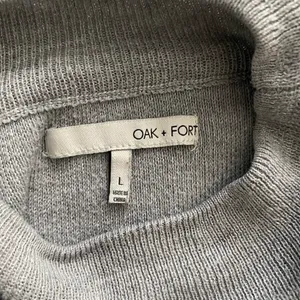 Oak + Fort SZ L grey sweater thumbnail 4