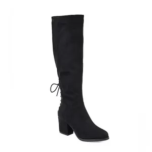Lee JOURNEE Collection Leeds Black Knee High Boots Size 9 thumbnail 16