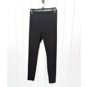 Athleta Elation Rib Tight Black High Waisted 7/8 Ribbed Leggings Small thumbnail 4