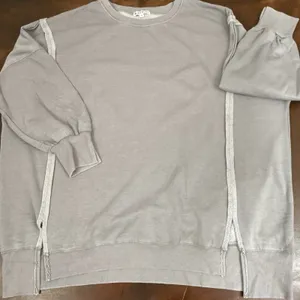 Blakeley gray minimalist boxy casual pullover comfy 3/4 sleeve sweater size 3x thumbnail 1