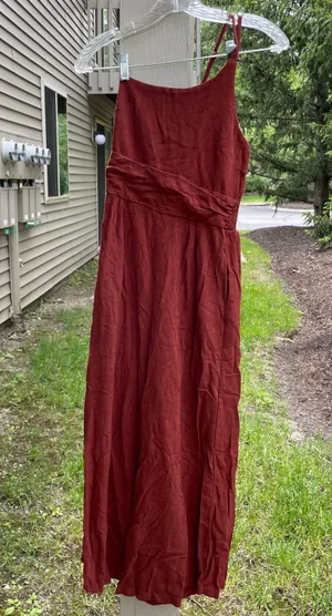 Jumpsuit for Women, Women's Solid Color One Shoulder Open Back Loose Wide Leg Jumpsuit Womens Overalls Loose Fit thumbnail 1
