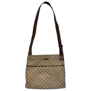 Gucci GG Coated Canvas Shoulder Crossbody Bag Purse thumbnail 5