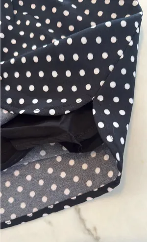 Pim + Larkin Black and White Polka Dot Shorts thumbnail 3