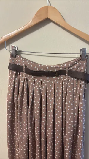 Forever 21 Brown Polka Dot Skirt thumbnail 4
