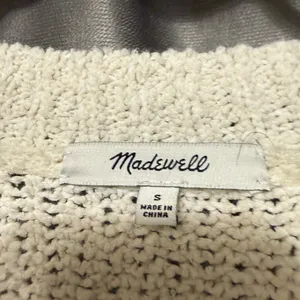 Madewell Ivory Fringe Detail Sweater thumbnail 7
