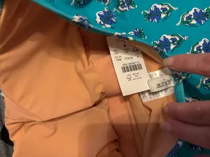 J.Crew blue one piece  swimsuit small new thumbnail 2