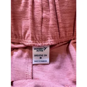 Old Navy Active Go Dry Pull On Pants Coral Wide Leg Relaxed Travel Athleisure thumbnail 6