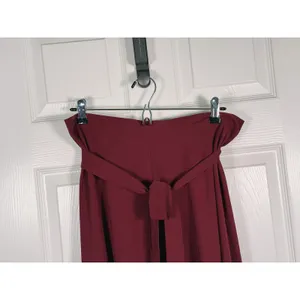 Halara Breezeful High Waisted Convertible Midi Skirt Dress Size Large Burgundy thumbnail 9
