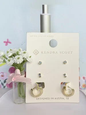 Kendra Scott Mandy Stud Earring
Set 3pc Gold/Blue thumbnail 3