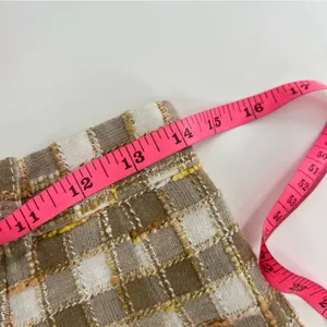 Karen‎ Walker pleat front plaid check cotton shorts cuffed sz 4 thumbnail 7