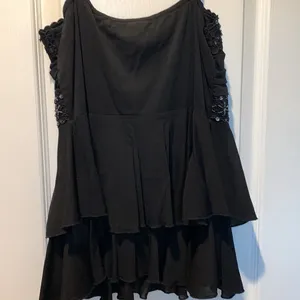 Tea Collection Black Sequins Top Size L thumbnail 4