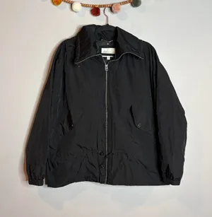 Lucky Brand black cinch waist windbreaker jacket thumbnail 1