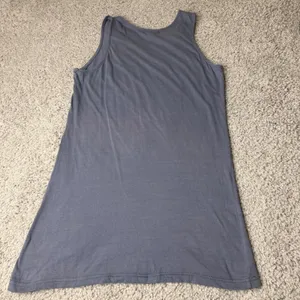 Motto Gray Beaded Crochet Bib Tank Top Womens Large Cotton Boho Sleeveless M6560 thumbnail 2