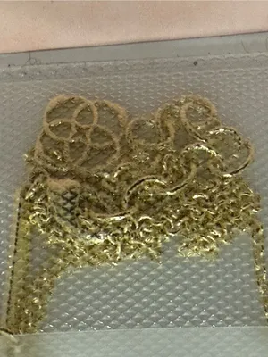 Kendra Scott | Gold Plated & Purple/Blue Heart Druzy Necklace thumbnail 3